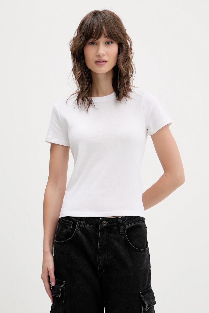 Tričko Hollister Co. dámské, bílá barva, KI339-5073-100