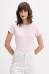 Tričko Hollister Co. dámské, růžová barva, KI339-5073-600