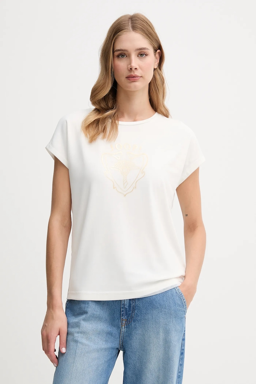 Tričko Joop! dámské, béžová barva, 30047786