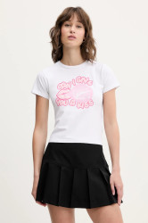 Tričko Karl Kani dámské, bílá barva, 61300129