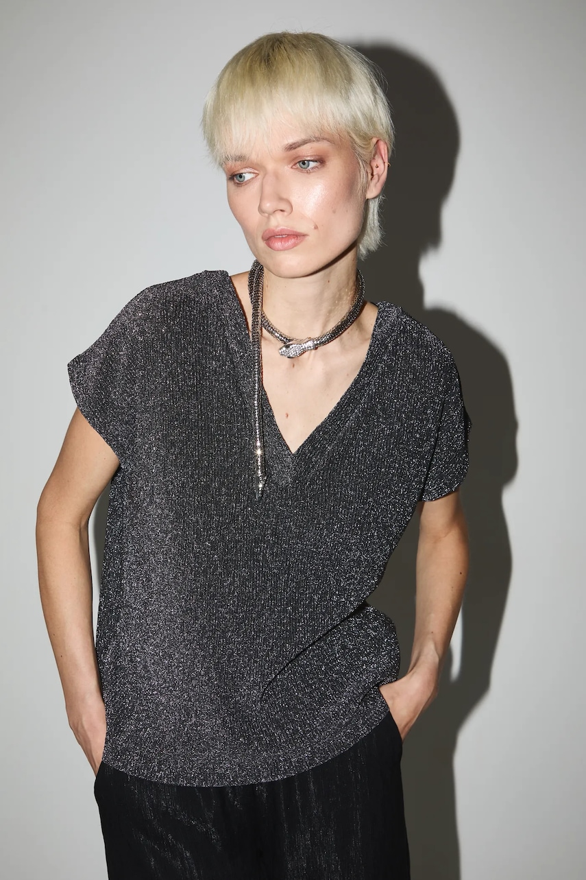 Tričko Medicine dámské, stříbrná barva