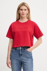 Tričko MICHAEL Michael Kors dámské, červená barva, MT551T65MF