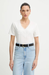 Tričko Morgan dámské, bílá barva, DOMASKA