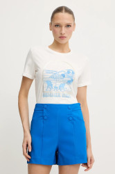 Tričko Morgan dámské, bílá barva, DVIBES