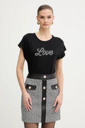 Tričko Morgan dámské, černá barva, DTOWN