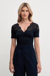 Tričko Morgan dámské, tmavomodrá barva, DELINE
