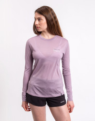 Tričko Patagonia W's L/S Capilene® Cool Merino Blend Graphic Shirt Fitz Roy Strata: Quiet Violet