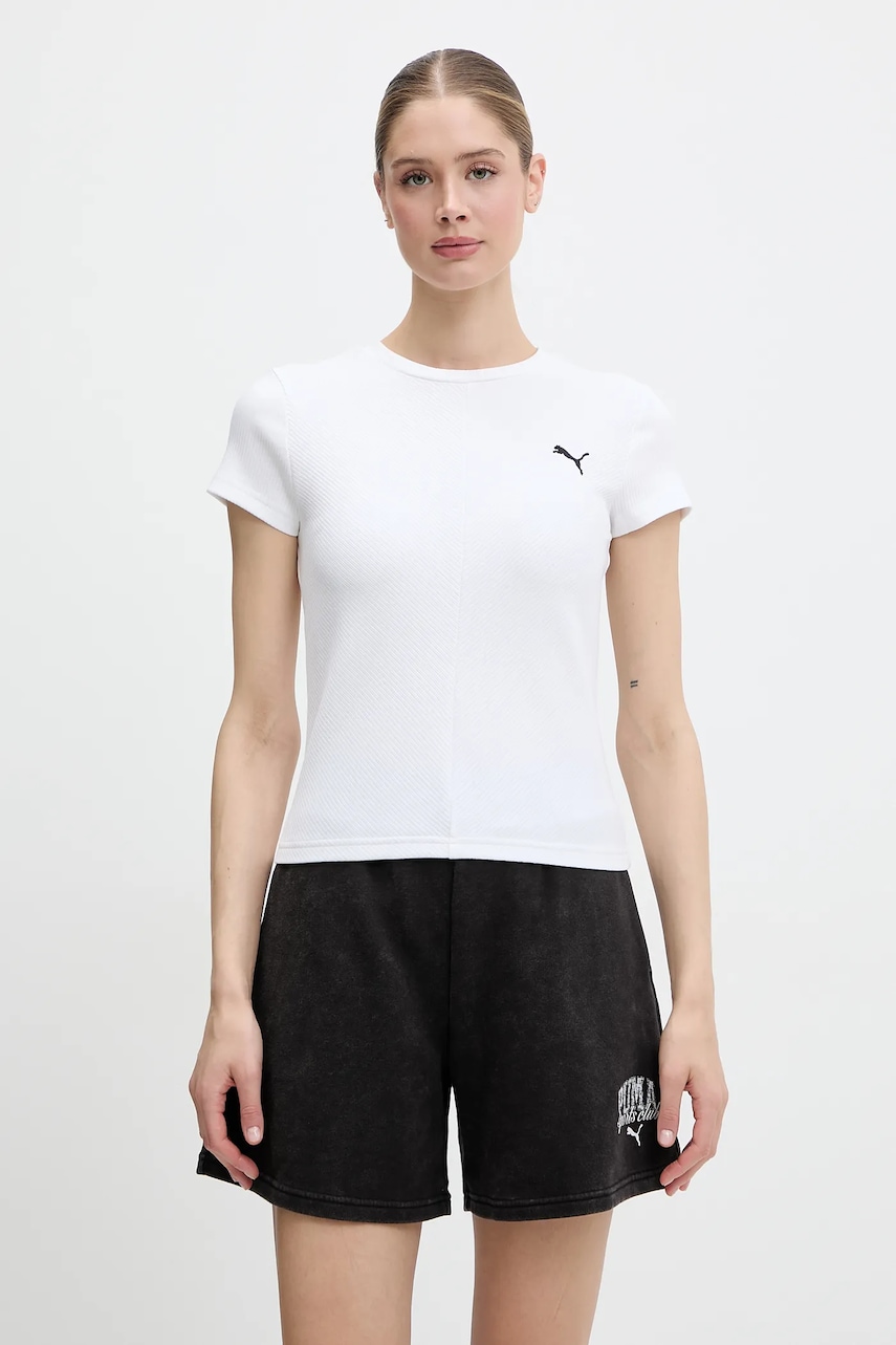 Tričko Puma dámské, bílá barva, 629766