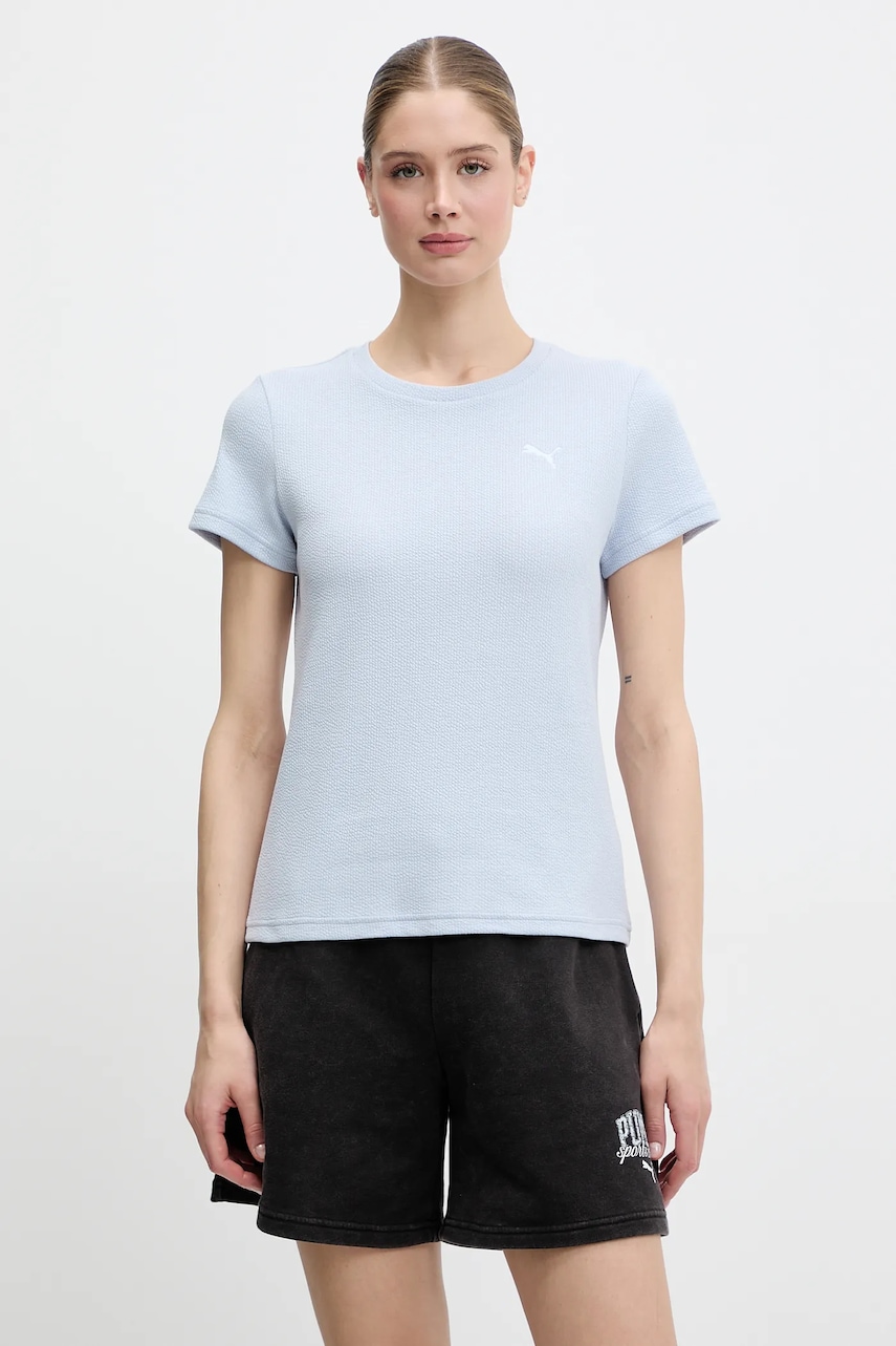 Tričko Puma dámské, modrá barva, 685053