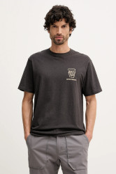 Tričko Rip Curl SHAPER ADDRESS pánské, šedá barva, 0VVMTE