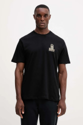 Tričko Rip Curl VAPORCOOL pánské, černá barva, s potiskem, 0K5MTE