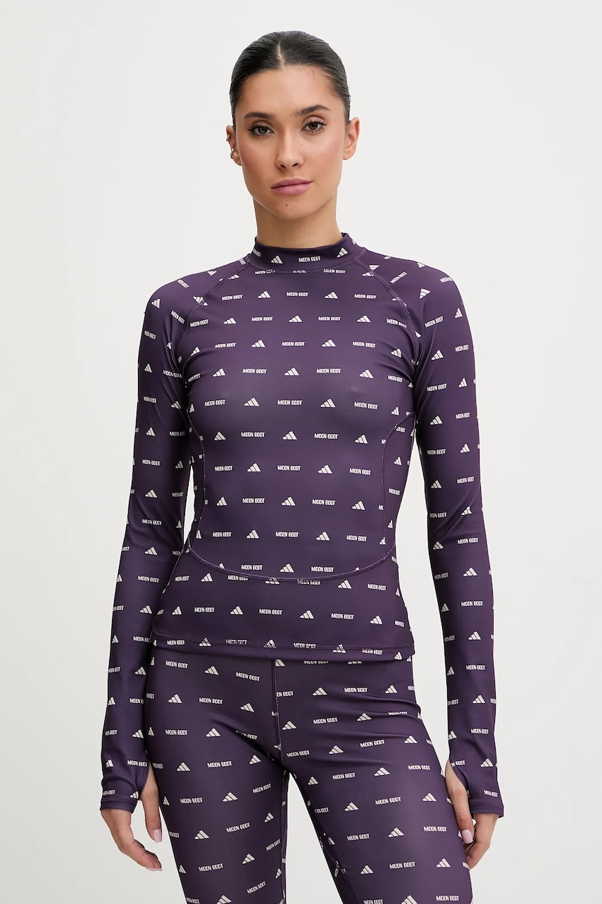 Tričko s dlouhým rukávem adidas adidas x Moon Boot fialová barva, JM1104