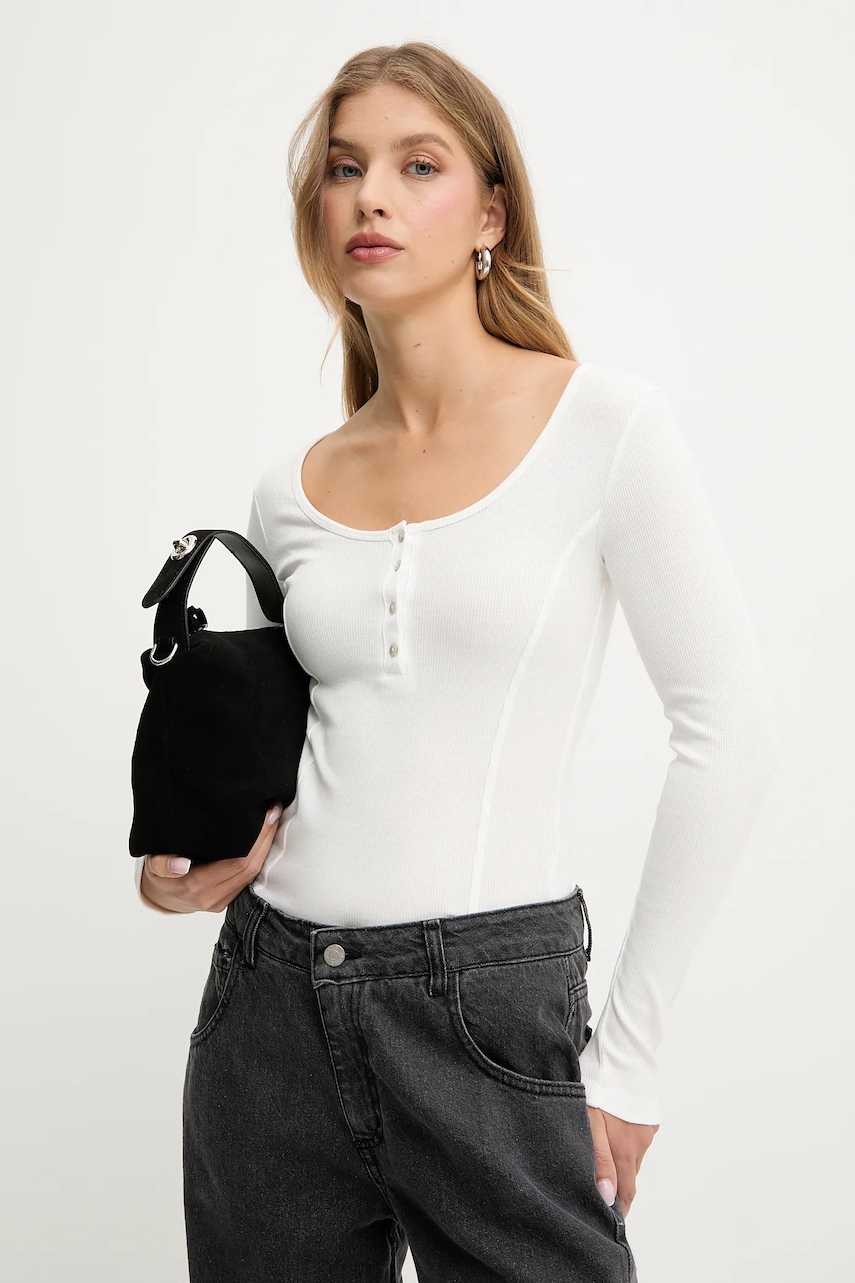 Tričko s dlouhým rukávem Answear.LAB bílá barva