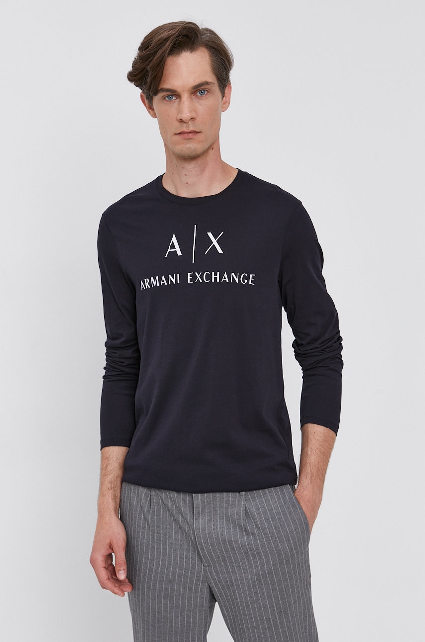 Tričko s dlouhým rukávem Armani Exchange
