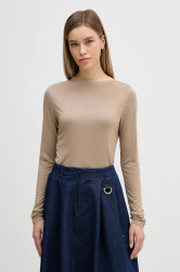 Tričko s dlouhým rukávem Barbour Wren zelená barva, LML0912