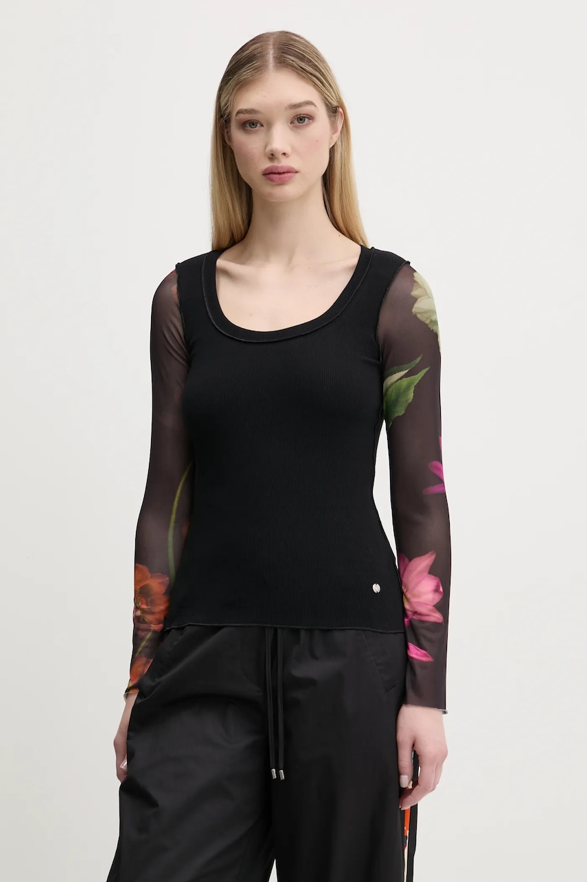 Tričko s dlouhým rukávem Desigual FLINT