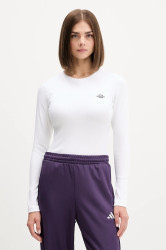 Tričko s dlouhým rukávem Dickies bílá barva, DK0A87QA