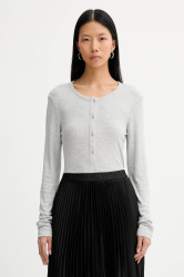Tričko s dlouhým rukávem MUNTHE GRACE šedá barva, 247112324769