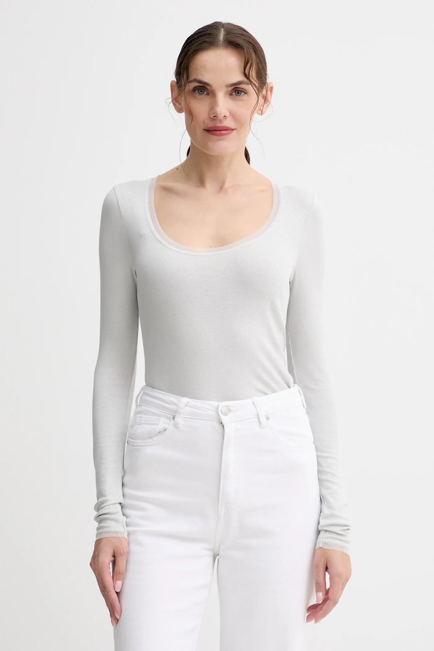 Tričko s dlouhým rukávem Remain šedá barva, 5024621210