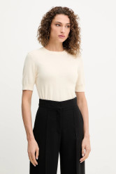 Tričko Silvian Heach ATLAM dámské, béžová barva, GPA25040MA