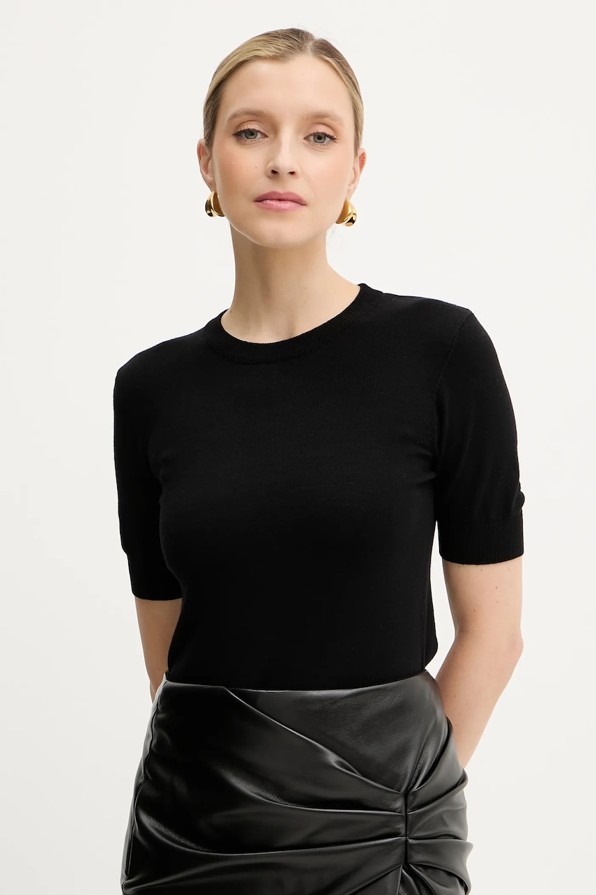 Tričko Silvian Heach ATLAM dámské, černá barva, GPA25040MA