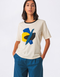 Tričko SKFK Lierni GOTS T-Shirt F2513 CREAM