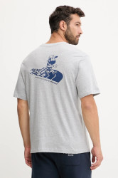 Tričko The North Face pánské, šedá barva, s potiskem, NF0A8F2PDYX1