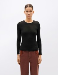 Tričko Thinking MU Black Brisa Cachemire Top BLACK