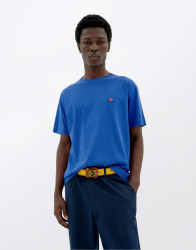 Tričko Thinking MU Blue T-Shirt Sun Brown Back INDIGO