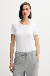 Tričko Tommy Hilfiger 2-pack dámské, bílá barva, UW0UW05974