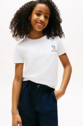 Tričko Tommy Hilfiger bílá barva, KG0KG08812