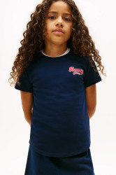 Tričko Tommy Hilfiger tmavomodrá barva, KG0KG08805