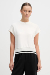 Tričko United Colors of Benetton dámské, béžová barva, 3QAFD10AX