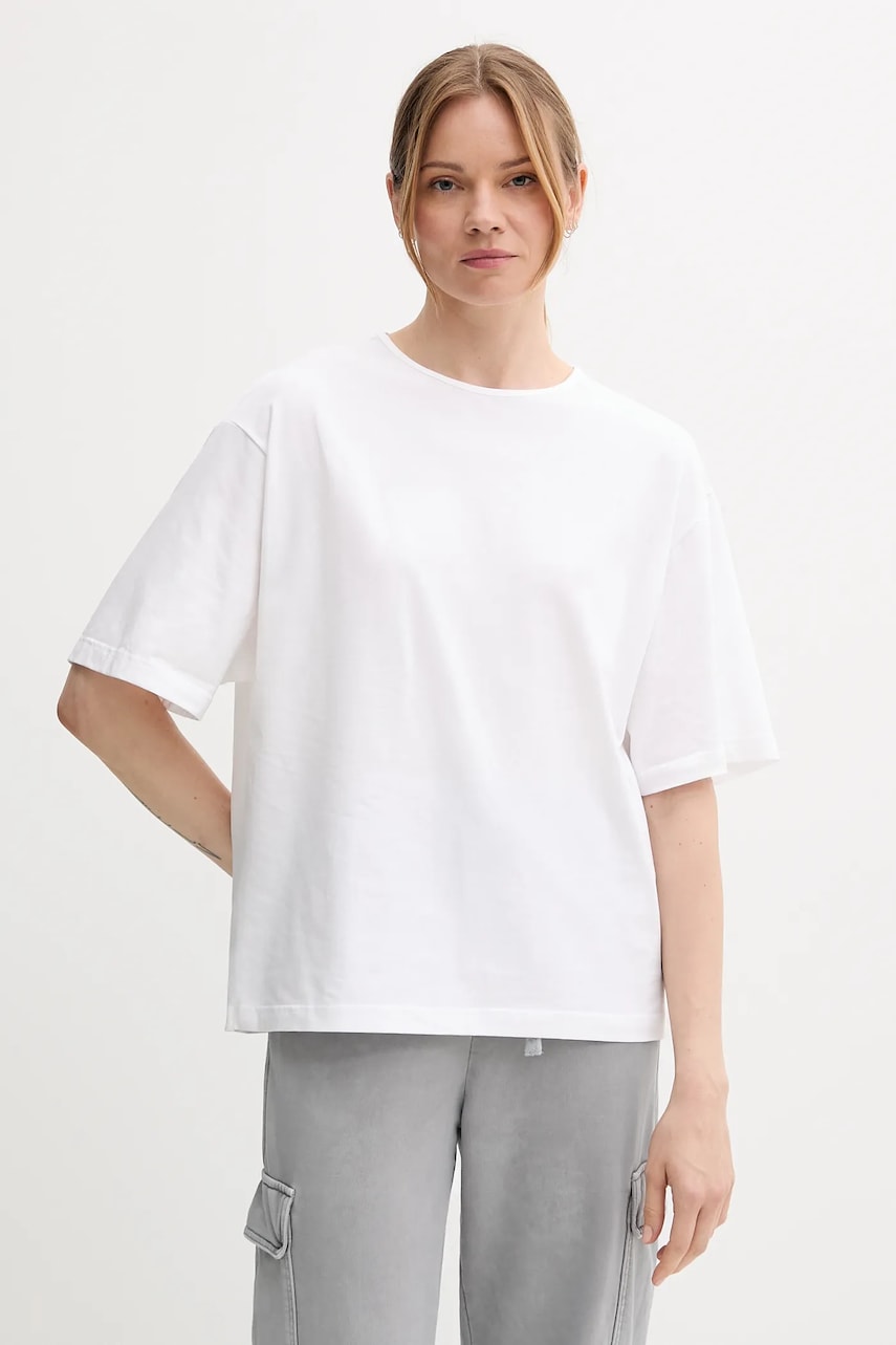 Tričko United Colors of Benetton dámské, bílá barva, 3903D10AA