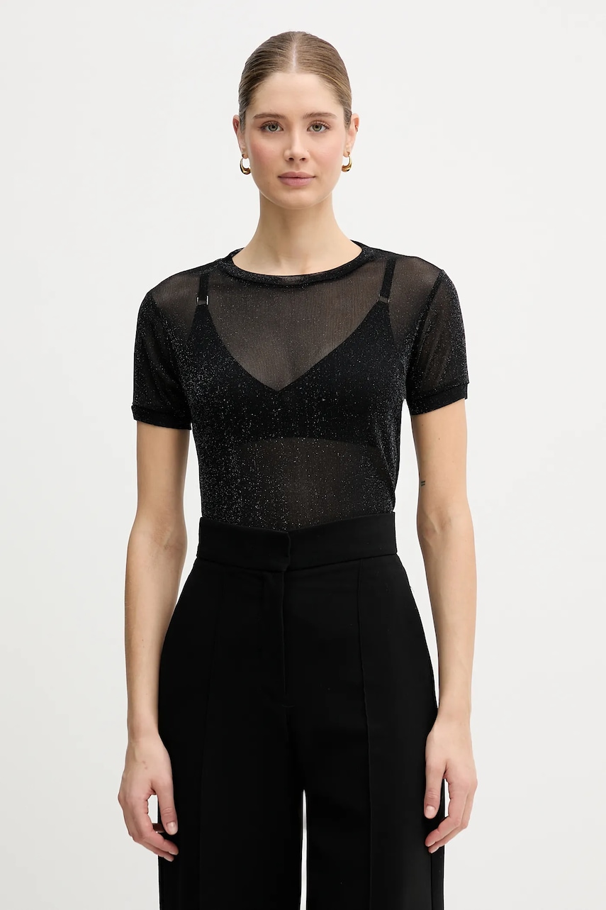 Tričko United Colors of Benetton dámské, černá barva, 33UXD10B8