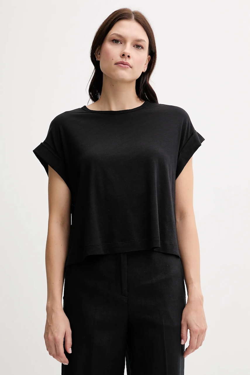 Tričko United Colors of Benetton dámské, černá barva, 3KMTD10A9