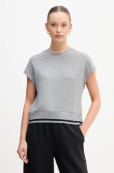 Tričko United Colors of Benetton dámské, šedá barva, 3QAFD10AX