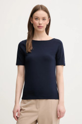 Tričko United Colors of Benetton dámské, tmavomodrá barva, 3FJHD109K