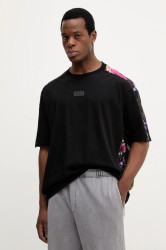 Tričko Versace Jeans Couture pánské, černá barva, 79GAH608 J0001