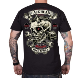 Triko BLACK HEART Liberty černá M