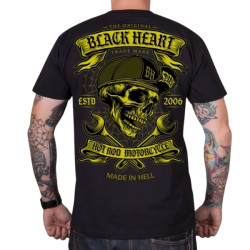 Triko BLACK HEART Satan černá M