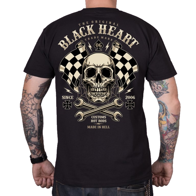 Triko BLACK HEART Starter  černá  M