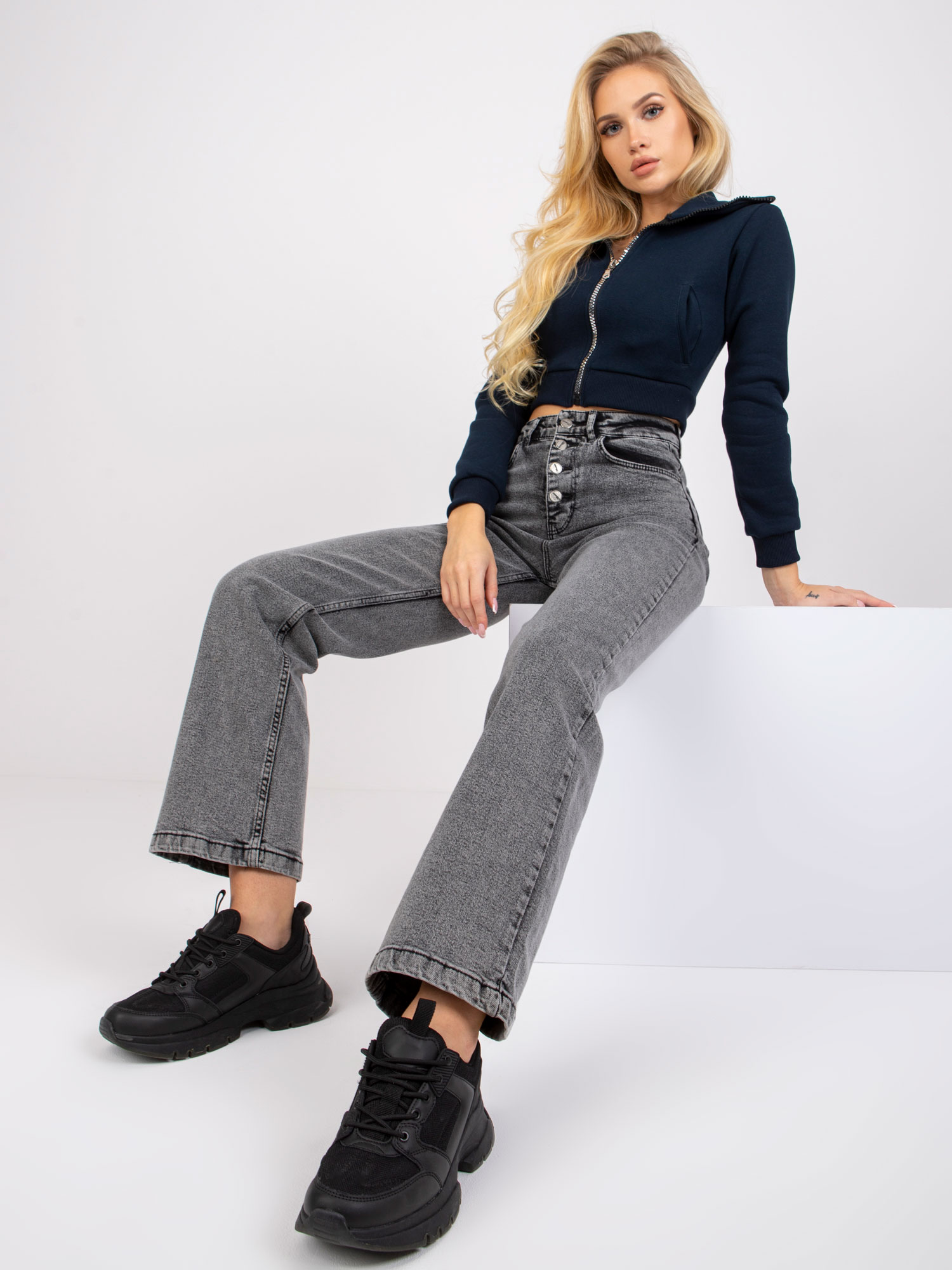 Trousers jeans-MR-SP-357.04P-dark grey