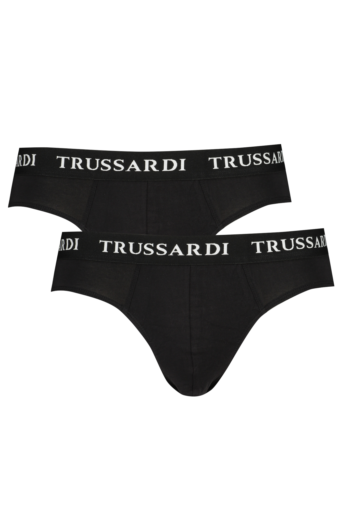 TRUSSARDI BLACK MEN'S SLIP