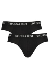 TRUSSARDI BLACK MEN'S SLIP
