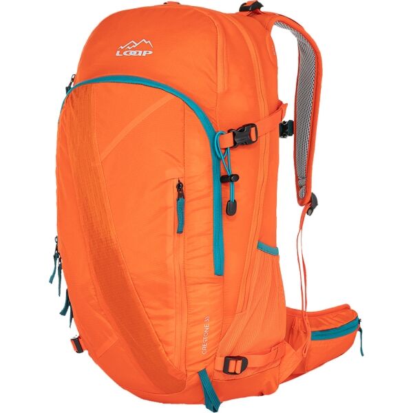 Turistický batoh LOAP CRESTONE 30 Oranžová/Zelená