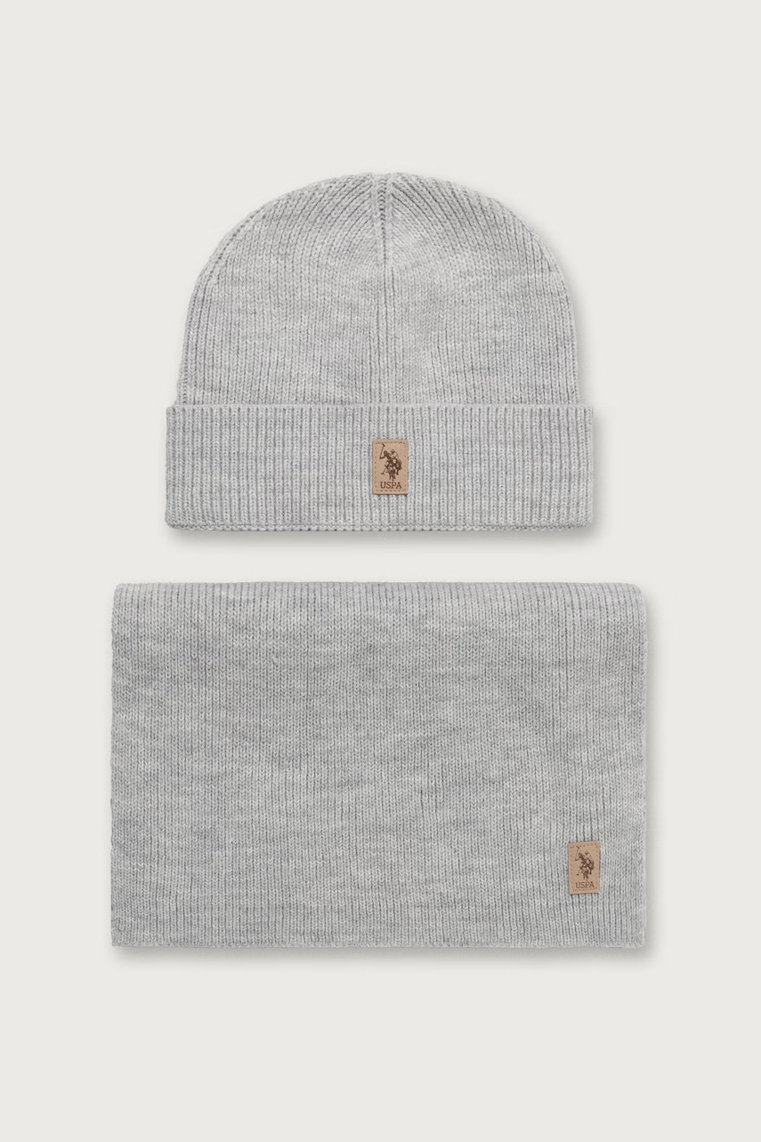 U.S. Polo Assn.  sada pánská LUXURY RIB KNIT GIFT SET