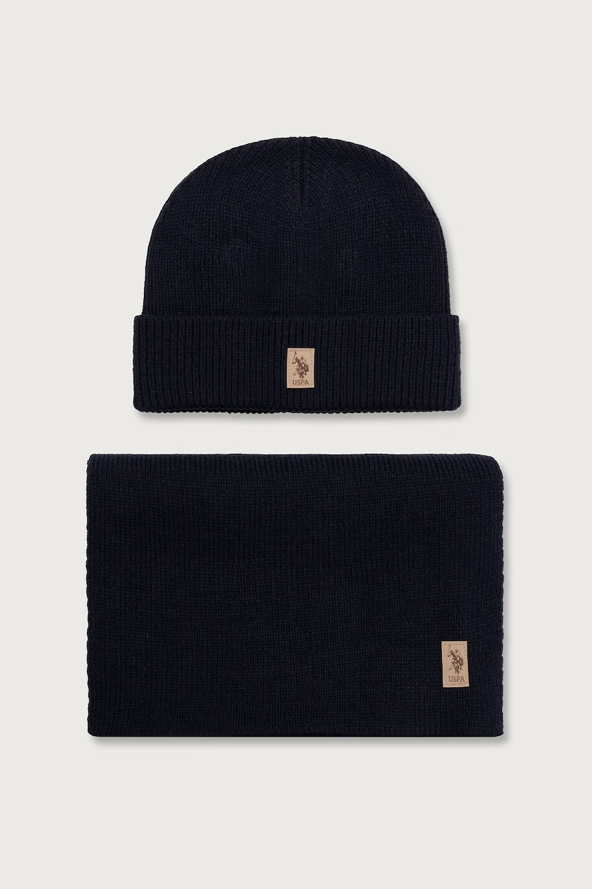 U.S. Polo Assn.  sada pánská LUXURY RIB KNIT GIFT SET