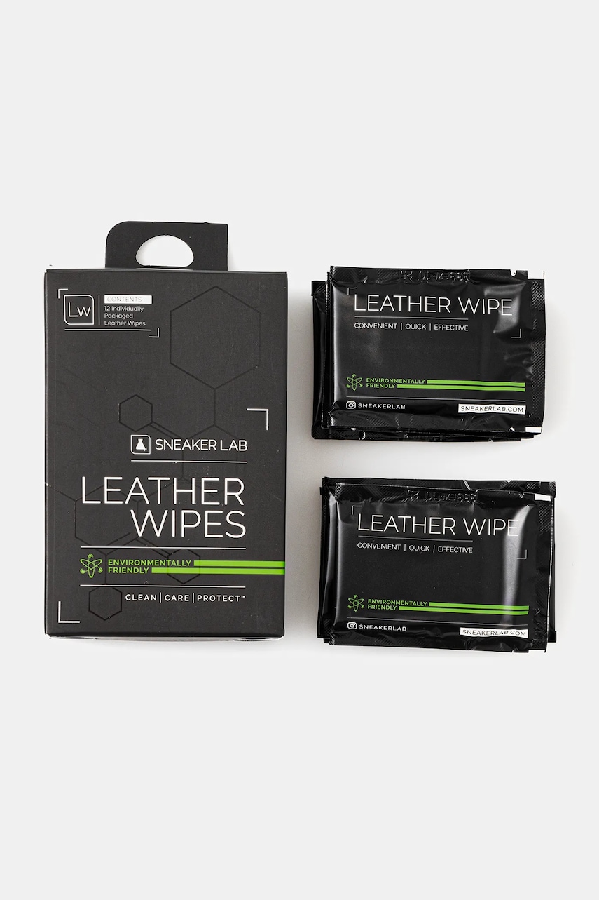 Ubrousky na čištění obuvi Sneaker LAB Leather Wipes - Box of 12