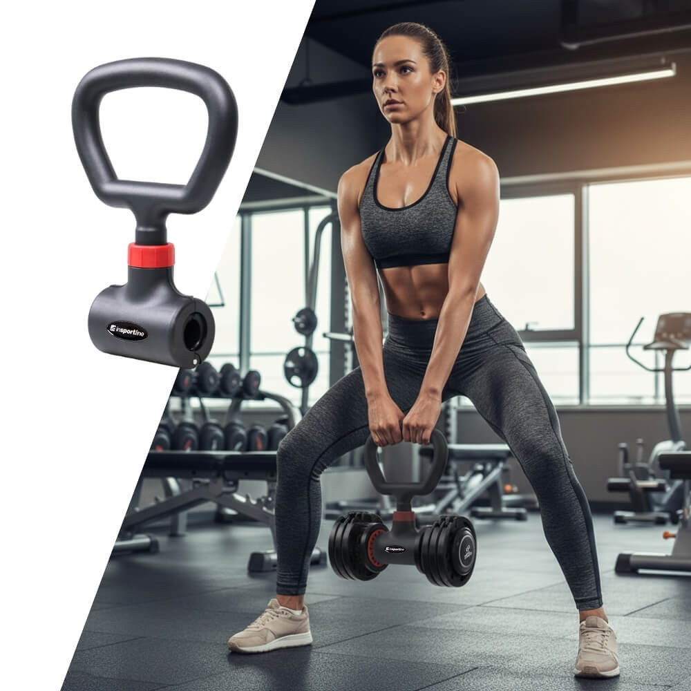 Úchop s klipem na činky inSPORTline Dumhold